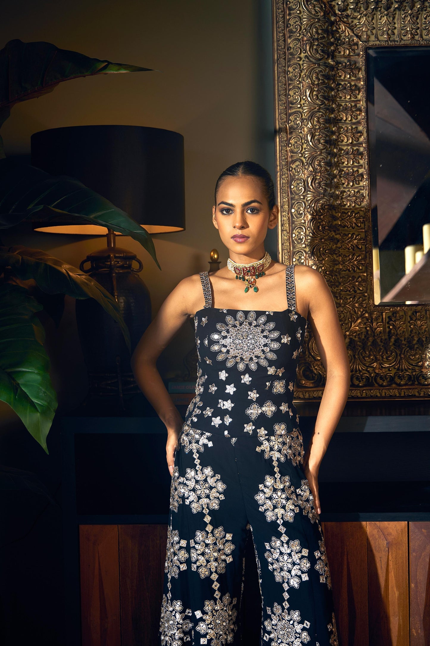 Midnight Bloom Co-ord Set