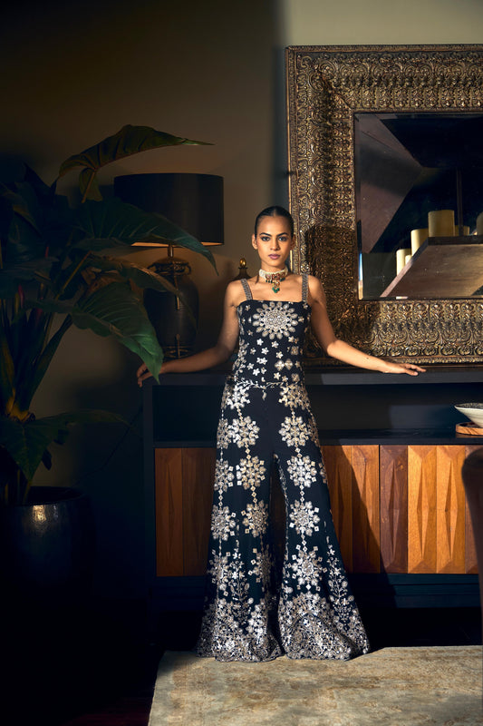 Midnight Bloom Co-ord Set