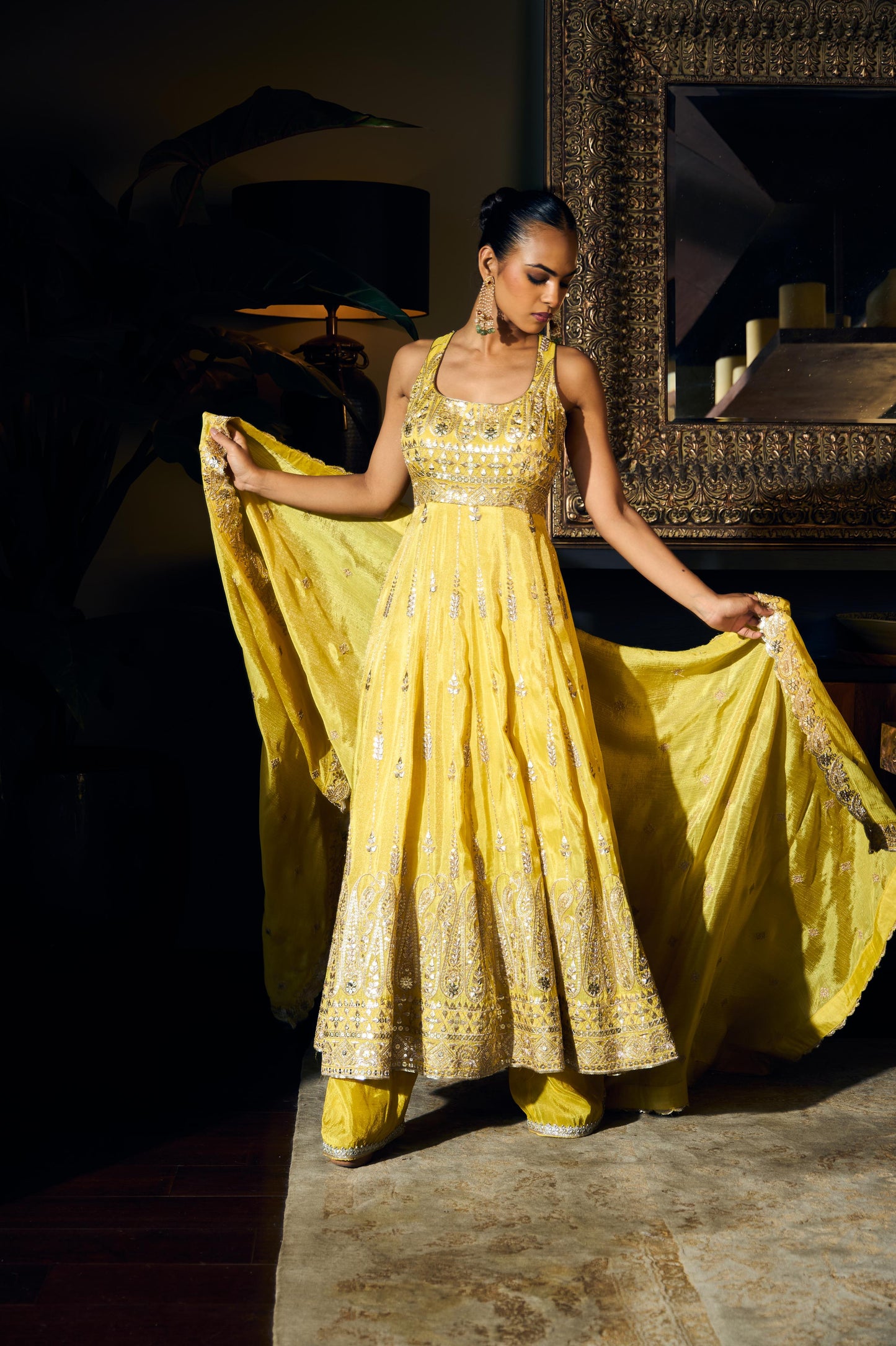 Golden Anarkali
